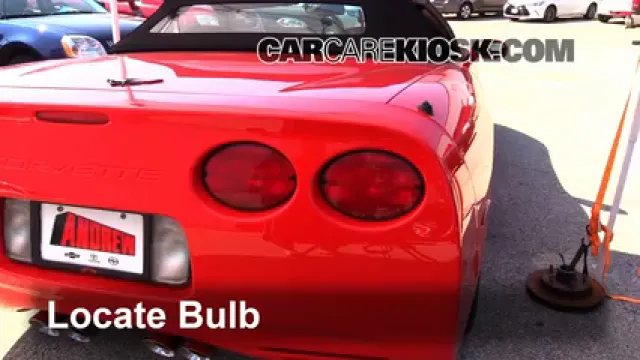 2002 Chevrolet Corvette 5.7L V8 Convertible Luces Luz de freno (reemplazar foco)